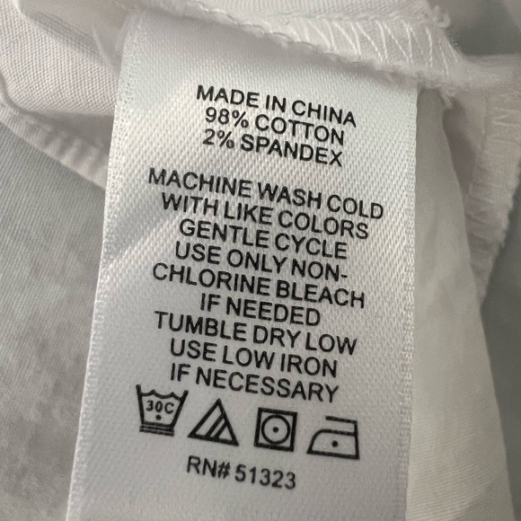 1. State White Off Shoulder Ruffled Top - Picture 4 of 5